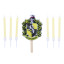 PME Harry Potter Houses Candles, Set of 7 - Hufflepuff