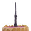 PME Harry Potter Sparking Wand Candles, Set of 5 detail on the cake