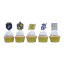 PME Harry Potter Houses Cake Toppers, Pack of 15 - Hufflepuff detail on cupcakes