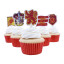 PME Harry Potter Houses Cake Toppers, Pack of 15 - Gryffindor detail