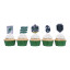 PME Harry Potter Houses Cake Toppers, Pack of 15 - Slytherin detail