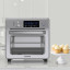Taurus Stainless Steel Digital Airfryer with WiFi Connectivity with cupcakes on the kitchen counter