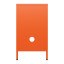 Popstrukt Wafer Side Table - Soda Pop Orange