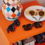 Popstrukt Wafer Side Table - Soda Pop Orange