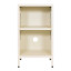 Popstrukt Wafer Side Table - Soft White Sand angle