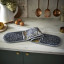 Ulster Weavers Finch and Flower Double Oven Glove on the kitchen counter