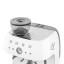 Smeg Retro Manual Espresso Coffee Machine with Grinder - White detail
