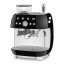 Smeg Retro Manual Espresso Coffee Machine with Grinder - Black
