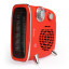 Swan Retro Horizontal & Vertical Fan Heater, 1800W - Red