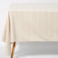 DSA Abigail Marc Stone Stripe Cotton Tablecloth - 10 Seater
