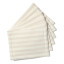 DSA Abigail Mic Stripe Cotton Placemats, Set of 6 - Stone