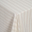 DSA Abigail Mic Stone Stripe Cotton Tablecloth - 6 Seater close up
