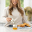 Zuutii Oil Dispenser with Brush, 130ml - Light Cream on the table