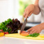 Zuutii Double-Sided Chopping Board - Light Lemon with salmon