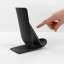 Blim Plus Stand Ladle Rest - Carbon Black with a phone