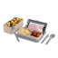 Blim Plus Bauletto Lunchbox, Small - Moka Grey detail