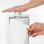 Blim Plus Stop Roll Holder - Arctic White pressing the roll