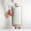 Blim Plus Stop Roll Holder - Moka Grey showing scale