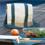 Pebbly Jute and Cotton Lunch Bag with a salad container