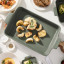 Maxwell & Williams Indulgence Lasagne Dish, 36cm - Sage on table with pumpkin 