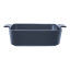 Maxwell & Williams Indulgence Square Dish, 24cm - Slate Blue side view