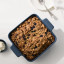 Maxwell & Williams Indulgence Square Dish, 24cm - Slate Blue with dessert