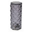 Atticus Cylindrical Portable & Rechargeable Lamp - Smoke