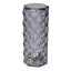 Atticus Cylindrical Portable & Rechargeable Lamp - Smoke - white light