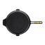 Victoria Signature Soft Seasoned Skillet - 30cm angle