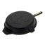 Victoria Signature Soft Seasoned Skillet - 30cm angle