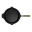 Victoria Signature Soft Seasoned Skillet - 30cm angle