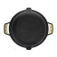 Victoria Signature Soft Seasoned Finish Double Handle Skillet, 33cm angle