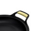Victoria Signature Soft Seasoned Finish Double Handle Skillet, 33cm detail