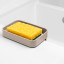 Blim Plus Battigia Sponge Holder - Moka Grey with a sponge
