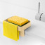 Blim Plus Battigia Sponge Holder - Desert Light with a sponge and a cloth