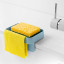 Blim Plus Battigia Sponge Holder - Ocean Light with a sponge and a cloth