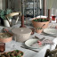 Blim Plus Nettuno Large Bowl - Moka Grey on the table