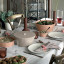 Blim Plus Nettuno Extra Large Bowl - Moka Grey on the table