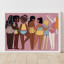 Amaranto Collection A3 Unframed Print, Hey Sis in a frame on the wooden floor
