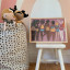 Amaranto Collection A3 Unframed Print, Hey Sis on a stool