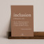 Amaranto Collection Conscious Dictionary A4 Unframed Print, Inclusion on a floating shelf