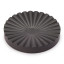 Alkaline Round Ribbed Soap Dish - Black 