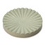 Alkaline Round Ribbed Soap Dish - Laurel Green 