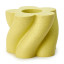 Alkaline Swirl Dinner Candle Holder - Cyber Lime
