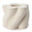 Alkaline Swirl Dinner Candle Holder - Sand