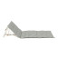 Sunnylife Reclining Beach Chair - The Vacay Olive angle