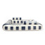 Sunnylife Luxe Twin Hammock Float -  Le Weekend Navy Stripe angle