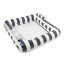 Sunnylife Luxe Twin Hammock Float -  Le Weekend Navy Stripe angle