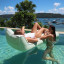 Sunnylife Luxe Lie-On Lounger Float - The Vacay Sage in a pool