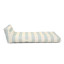Sunnylife Luxe Lie-On Lounger Float - Lazy Days Blue Stripe angle